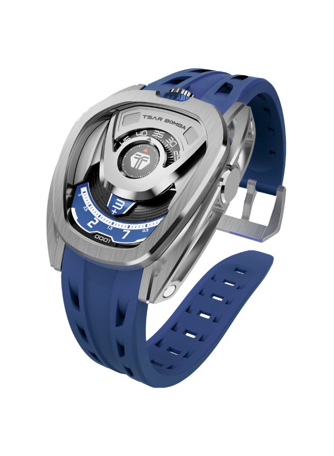 TSAR BOMBA Men's Rubber Automatic Watch TB8213A-03(1+2)SET - 44*52 mm - Image 3